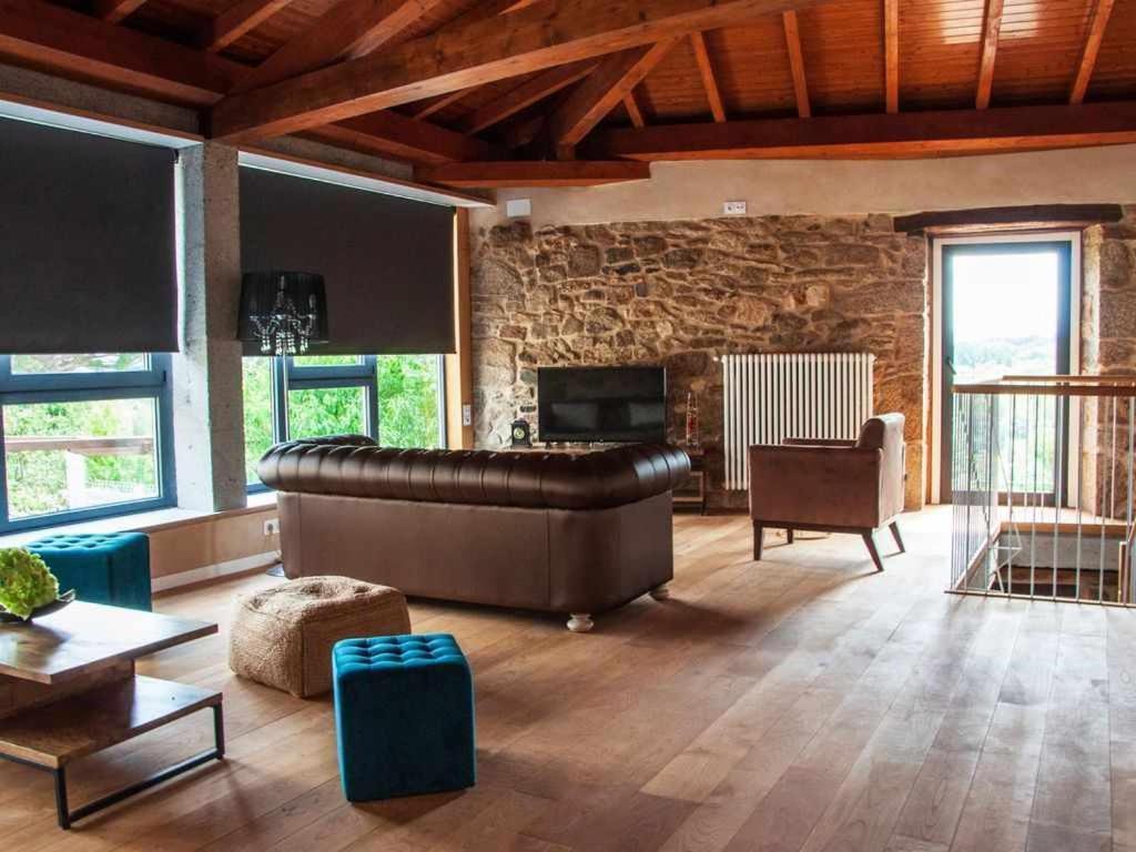 Апартаменты O Forno Casa Ferrador Ribeira Sacra Собер Экстерьер фото
