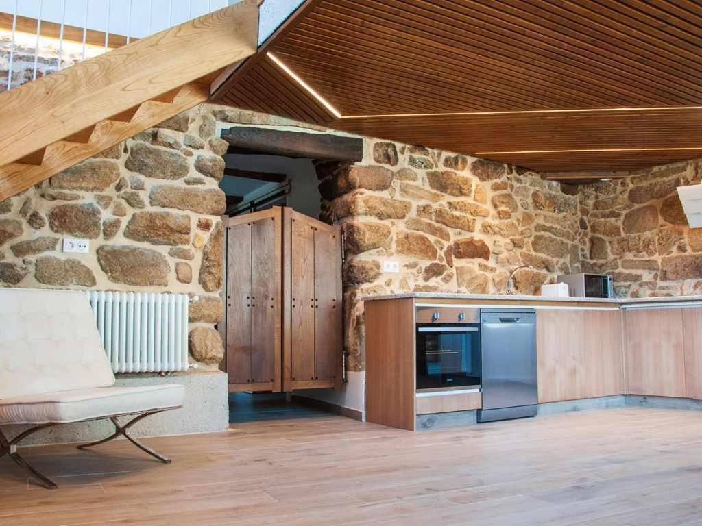 Апартаменты O Forno Casa Ferrador Ribeira Sacra Собер Экстерьер фото